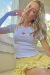 It's the Little Things Ribbed Baby Tee ~ Tiger - Shake Your Bon Bon