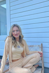 It's the Little Things Ribbed Baby Tee ~ Tiger - Shake Your Bon Bon