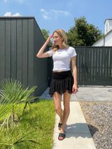 It's the Little Things Ribbed Baby Tee ~ Wave - Shake Your Bon Bon