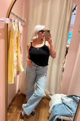 It's the Little Things Ribbed Tank ~ Rosette - Shake Your Bon Bon