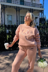 Joie De Vivre Floral Jogger - Shake Your Bon Bon