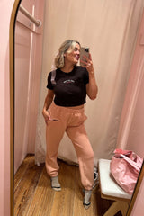 Joie De Vivre Floral Jogger - Shake Your Bon Bon