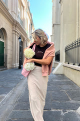 Joie De Vivre Ribbed Baby Tee - Shake Your Bon Bon