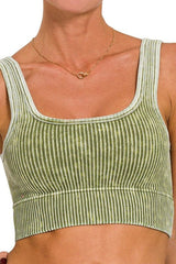 Just Breathe Square Neck Top - Shake Your Bon Bon