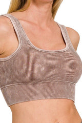 Just Breathe Square Neck Top - Shake Your Bon Bon