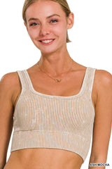 Just Breathe Square Neck Top - Shake Your Bon Bon