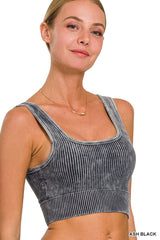 Just Breathe Square Neck Top - Shake Your Bon Bon