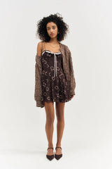 Kate Mini Dress ~ Brown - Shake Your Bon Bon