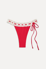 Lacey Micro Bikini Bottom ~ Spice Dot - Shake Your Bon Bon