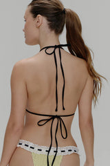 Lana Skimpy Triangle Bikini Top ~ Lemon Dot - Shake Your Bon Bon