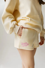 Light Yellow Ellie Shorts - Shake Your Bon Bon