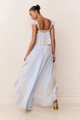 Lova Silk Chiffon Lace Top ~ Country Air - Shake Your Bon Bon