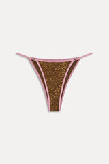 Luna Shine Bikini Bottom ~ Vintage Cheetah - Shake Your Bon Bon
