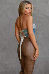 March in the Marsh Tie Back Corset Top - Shake Your Bon Bon