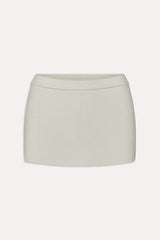 Marialla Knit Mini Skort ~ Soft Vanilla - Shake Your Bon Bon
