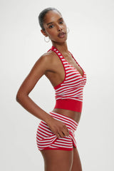 Marialla Mini Skort ~ South Hampton Stripe - Shake Your Bon Bon