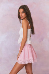 Matera Skirt ~ Cherry Pink - Shake Your Bon Bon