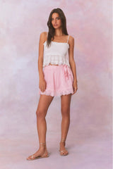 Matera Skirt ~ Cherry Pink - Shake Your Bon Bon