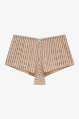 Mindy Boxer Short ~ Brown - Shake Your Bon Bon