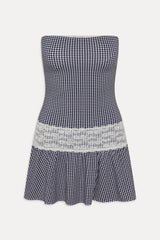 Mirage Gingham Mini Dress ~ Midnight Wishes - Shake Your Bon Bon