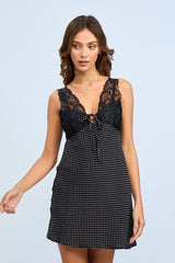Must Be the Lace Mini Dress - Shake Your Bon Bon