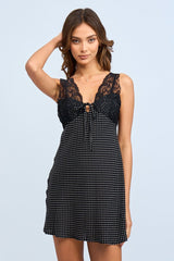 Must Be the Lace Mini Dress - Shake Your Bon Bon