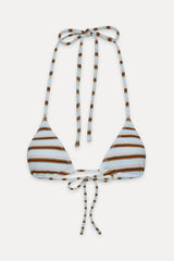 Nick Triangle Striped Bikini Top ~ Verona Stripe - Shake Your Bon Bon