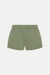 Noah Thermal Mini Shorts ~ Fern - Shake Your Bon Bon
