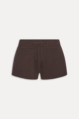Noah Thermal Mini Shorts ~ Walnut - Shake Your Bon Bon