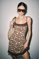 On the Prowl Mini Dress - Shake Your Bon Bon