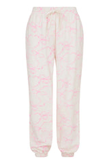 Lillia Cotton Bow Sweatpant ~ Pastry Pink