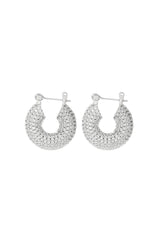 Pave Mini Donut Hoops - Shake Your Bon Bon