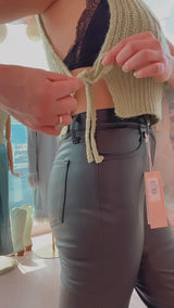 Shy Girl High Rise Crop Flare ~ Cinematic