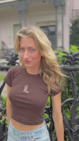 It's the Little Things Ribbed Baby Tee ~ Boot