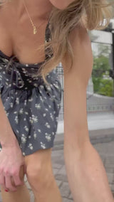 Trail of Flowers Mini Dress