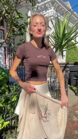 Joie De Vivre Ribbed Baby Tee