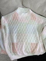 Quilted Cutie Pastel Pullover - Shake Your Bon Bon