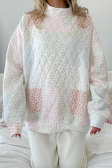 Quilted Cutie Pastel Pullover - Shake Your Bon Bon