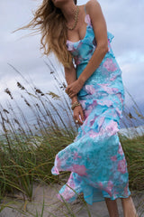 Rialto Pastel Ruffle Maxi Dress - Shake Your Bon Bon