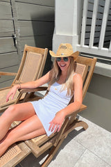 Ribbed Mini Dress ~ Sunset - Shake Your Bon Bon