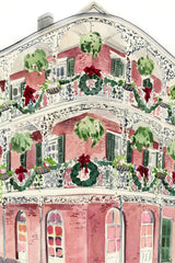 Royal Street Christmas 5" x 7" Lyla Clayre Print - Shake Your Bon Bon