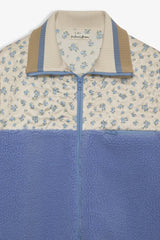 Saide Floral Fleece Jacket ~ Blue - Shake Your Bon Bon