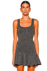 Sarajane Sequin Stretch Knit Mini Dress ~ Black