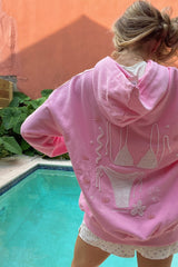 Seaside Beaded Hoodie - Shake Your Bon Bon