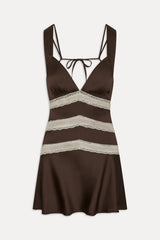 Sedona Satin Mini Dress ~ Gift Wrap - Shake Your Bon Bon