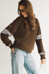 Sloane Oversized Knit Sweater ~ Chocolate Brown - Shake Your Bon Bon