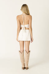 Soleil Eyelet Mini Skirt - Shake Your Bon Bon