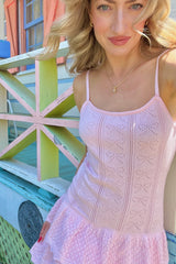 Straight to the Pointelle Ruffle Mini - Shake Your Bon Bon