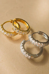 The Baby Pave Huggies ~ Silver - Shake Your Bon Bon