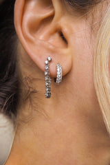 The Baby Pave Huggies ~ Silver - Shake Your Bon Bon